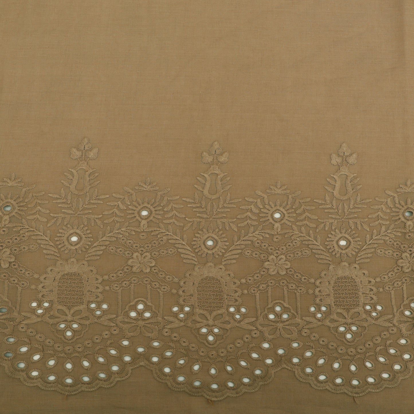 Cambric Cotton Border Embroidery