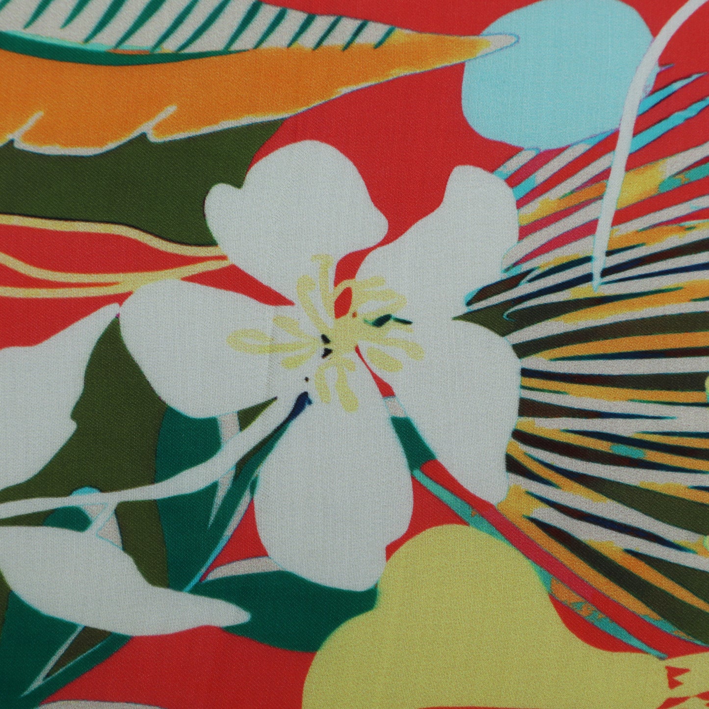 Multi Color Modal Satin Print Fabric