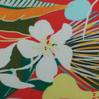 Multi Color Modal Satin Print Fabric