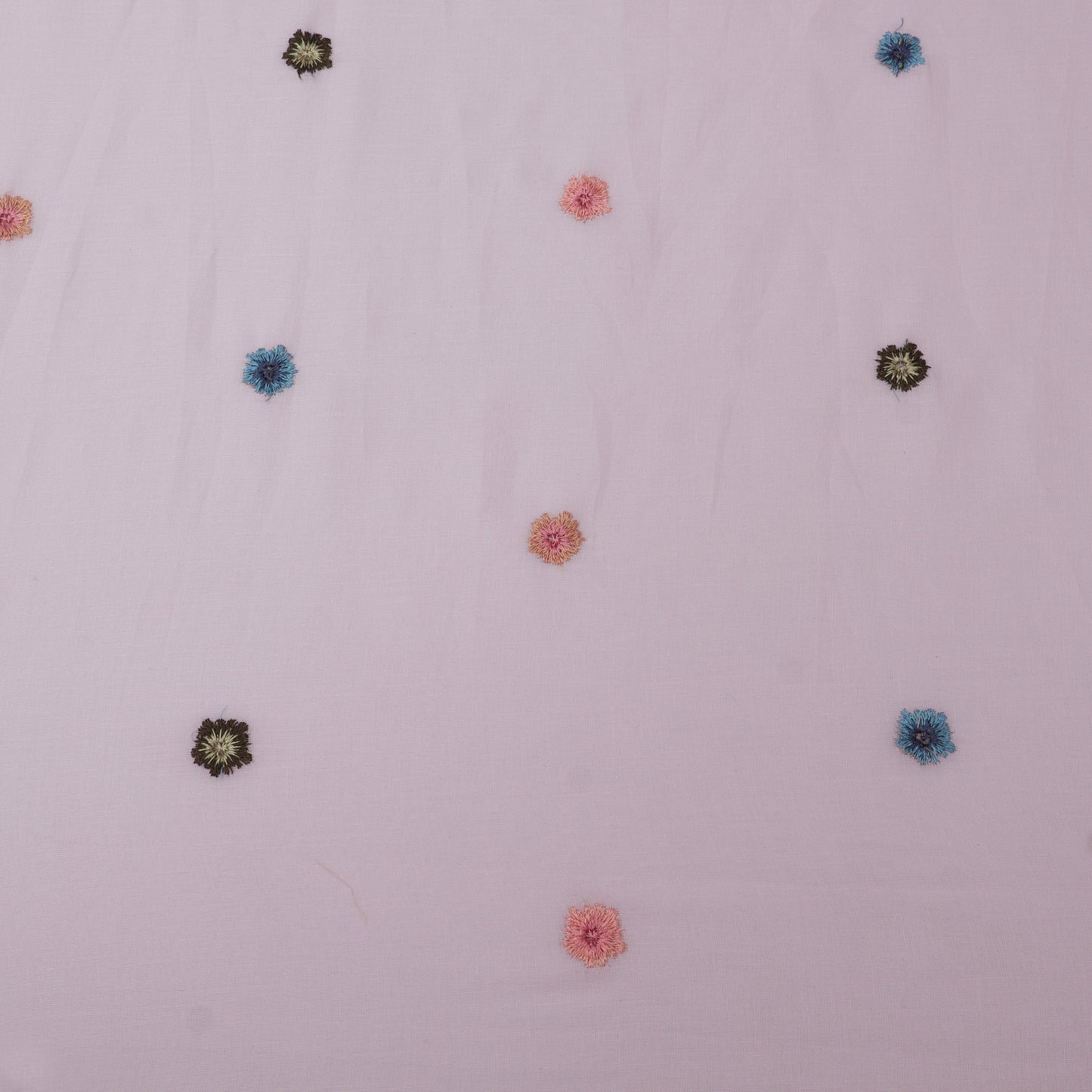 Cotton Linen Embroidery Fabric
