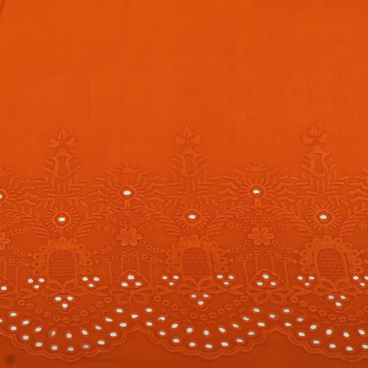 Cambric Cotton Border Embroidery