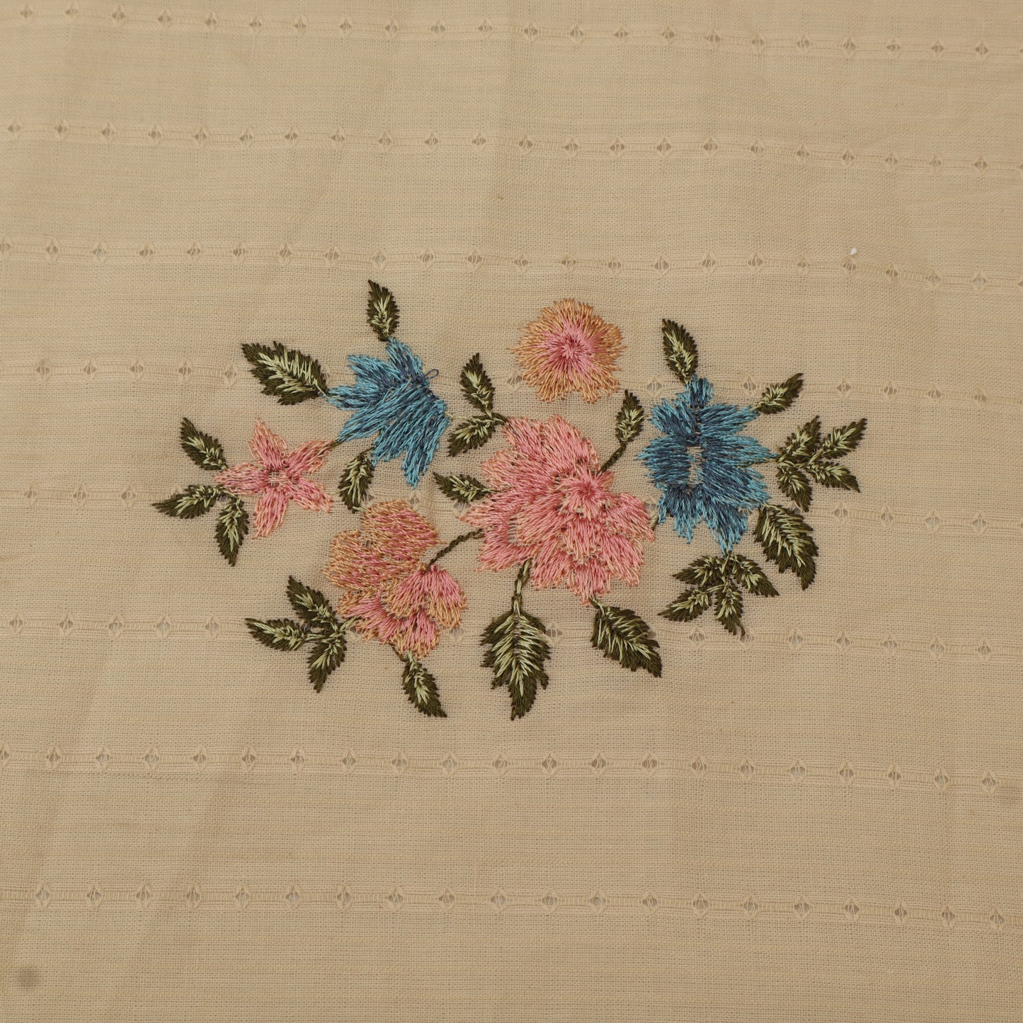 Cotton Linen Embroidery Fabric