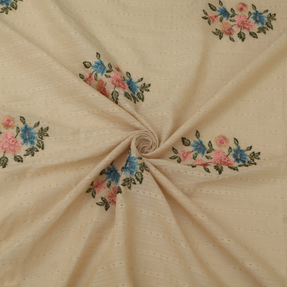 Cotton Linen Embroidery Fabric
