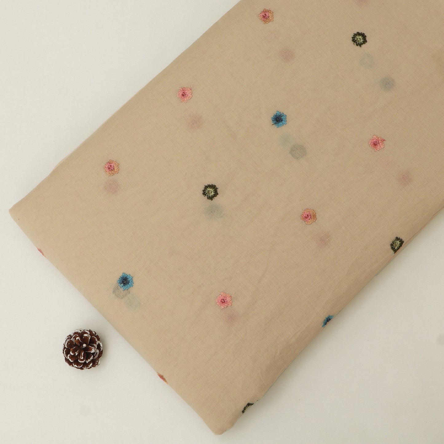 Cotton Linen Embroidery Fabric