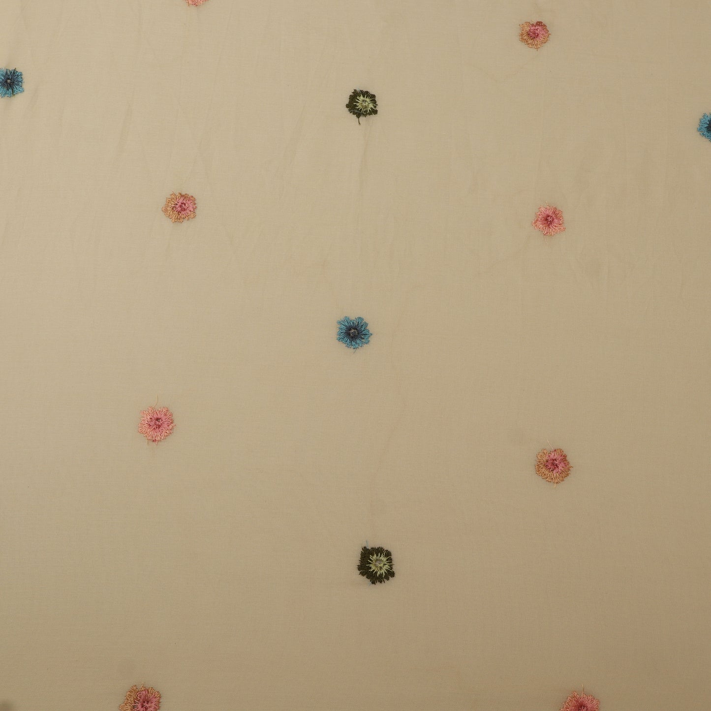 Cotton Linen Embroidery Fabric