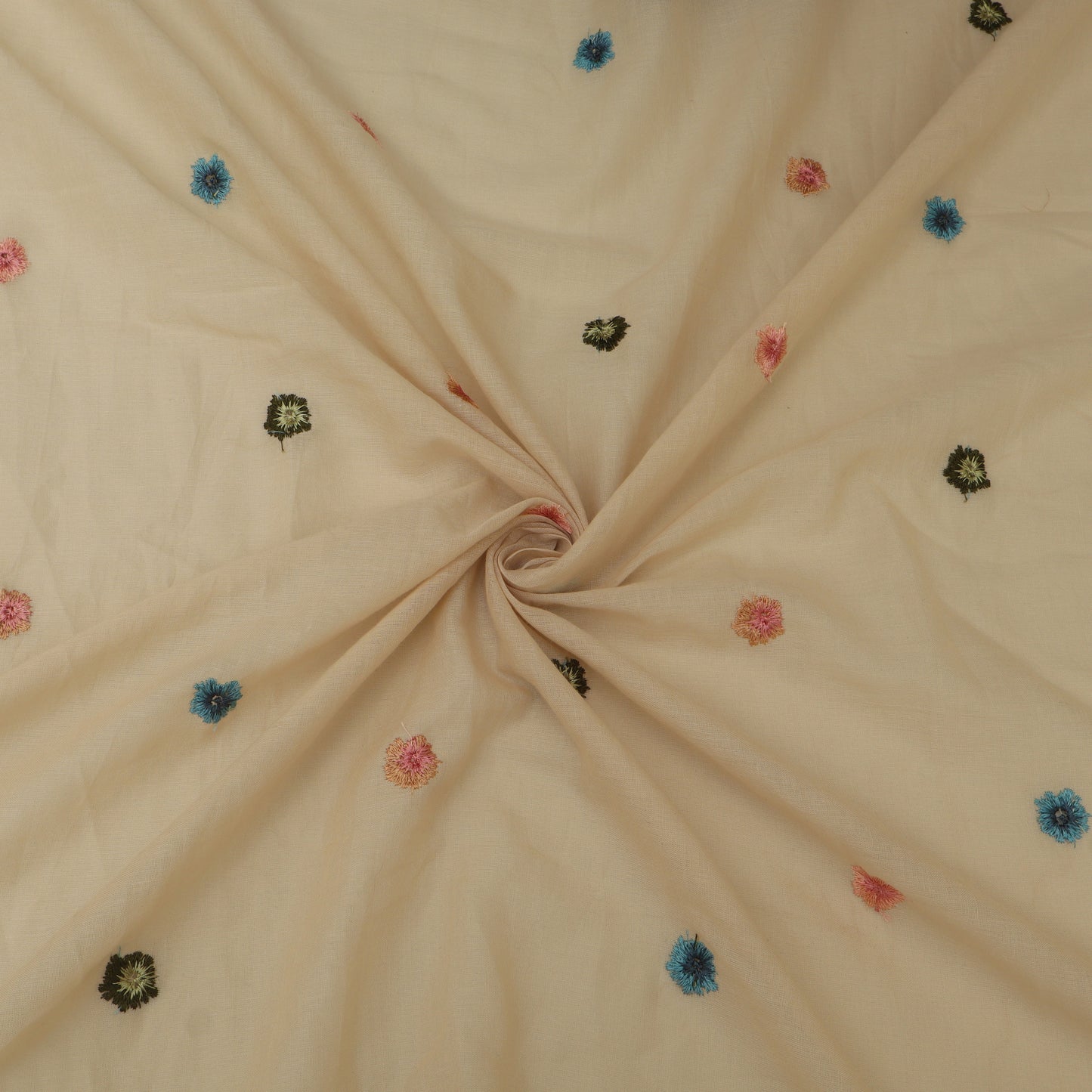 Cotton Linen Embroidery Fabric