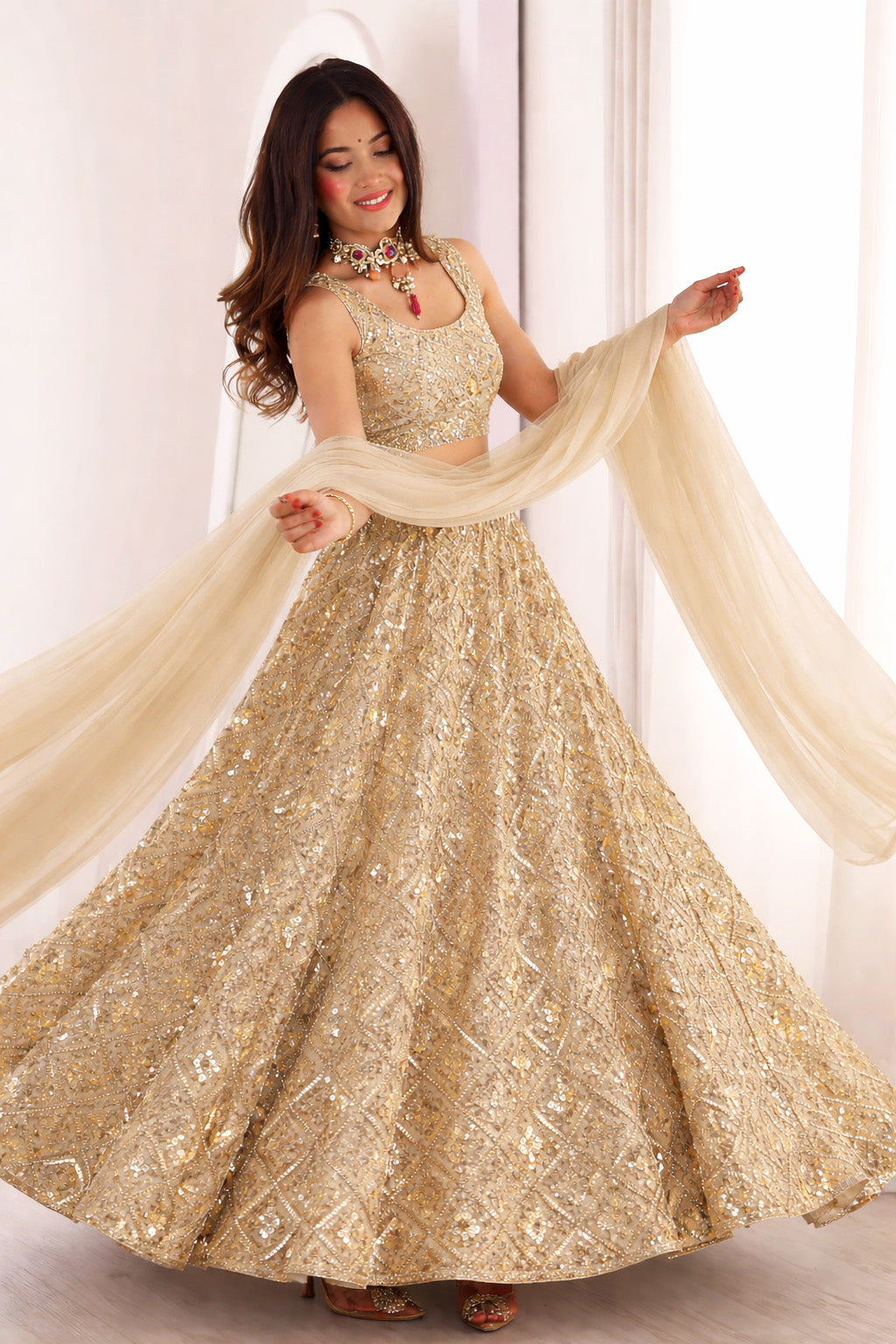 Tissue Embroidery Fabric