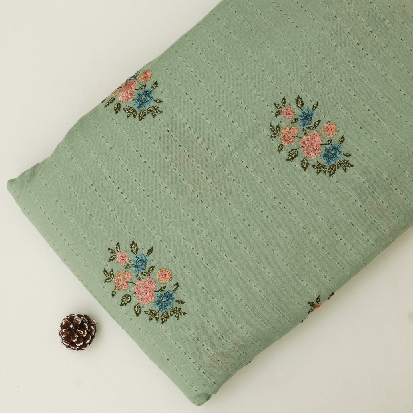 Cotton Linen Embroidery Fabric