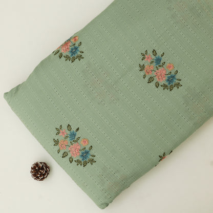 Cotton Linen Embroidery Fabric