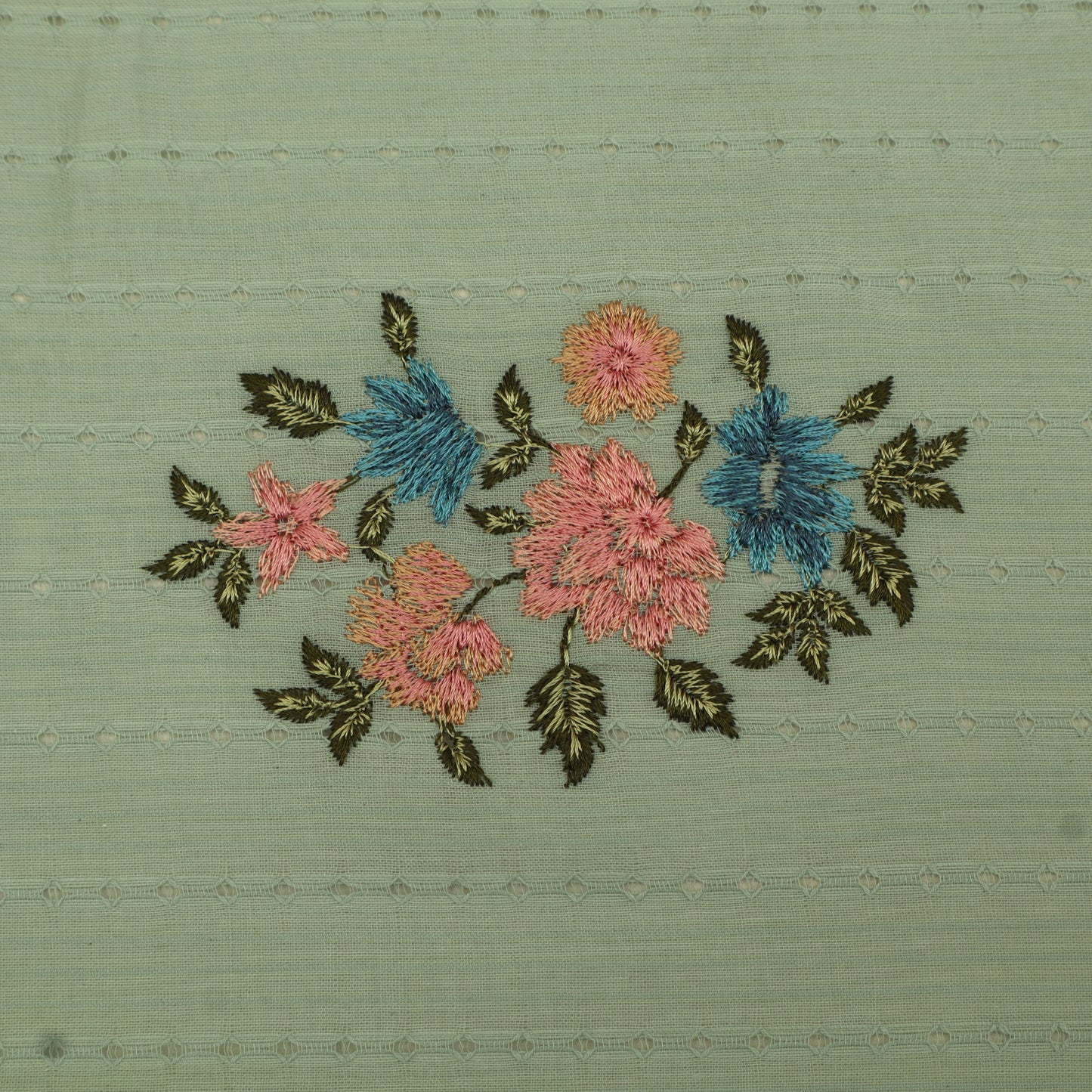Cotton Linen Embroidery Fabric