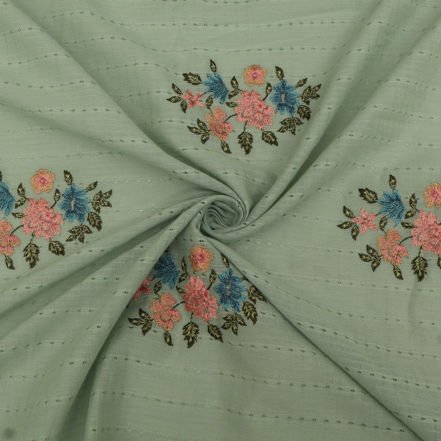 Cotton Linen Embroidery Fabric