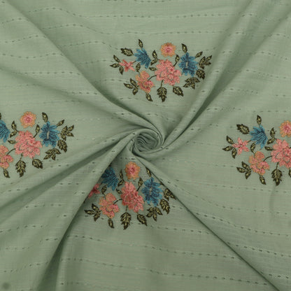Cotton Linen Embroidery Fabric