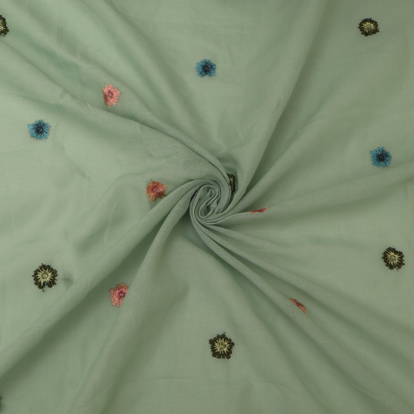Cotton Linen Embroidery Fabric