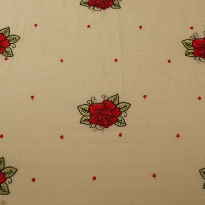 Cotton Linen Embroidery Fabric
