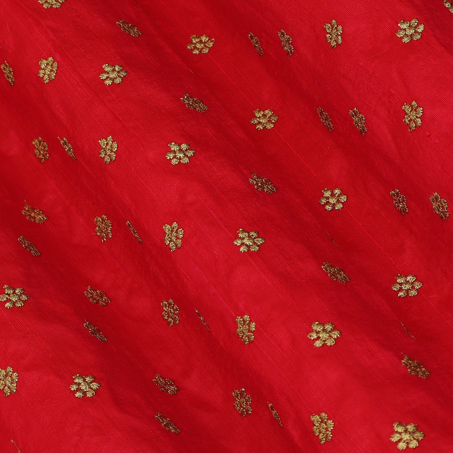 Raw Silk Booti Fabric