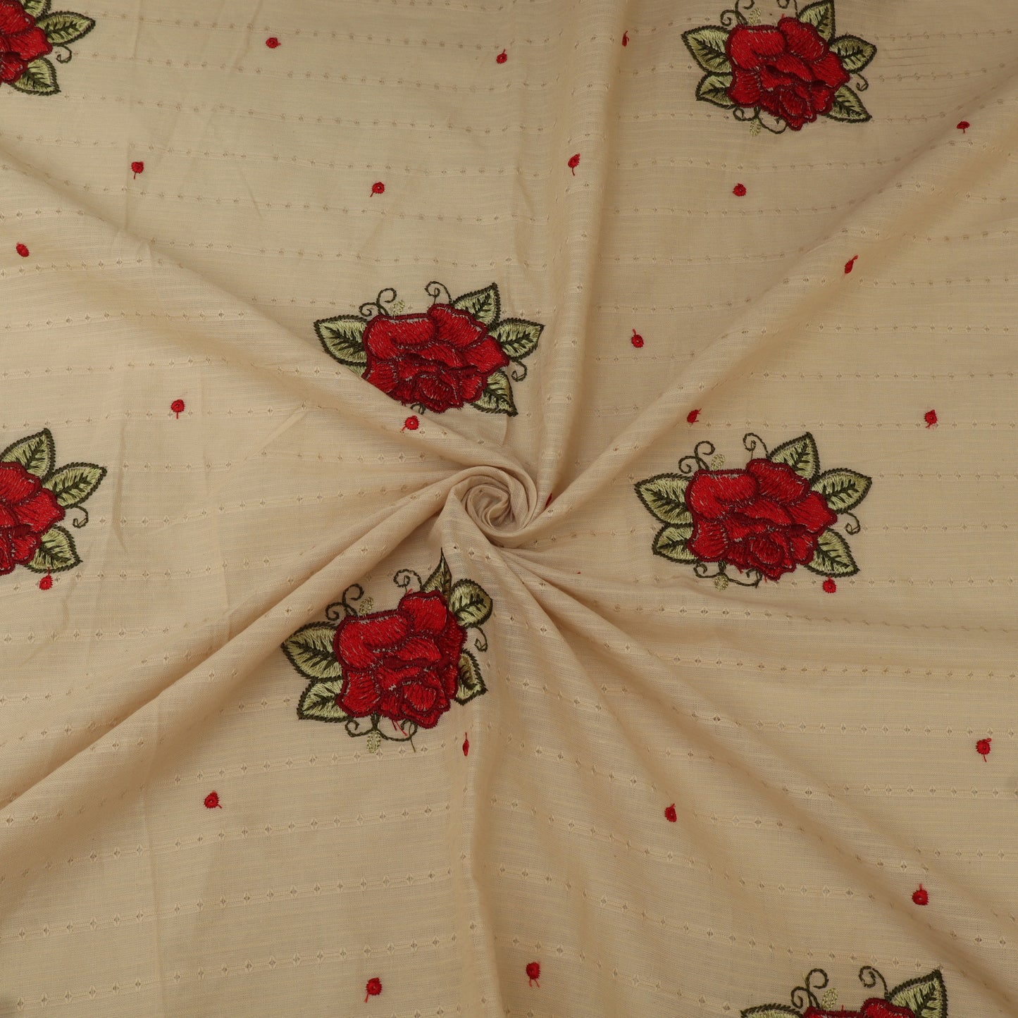 Cotton Linen Embroidery Fabric