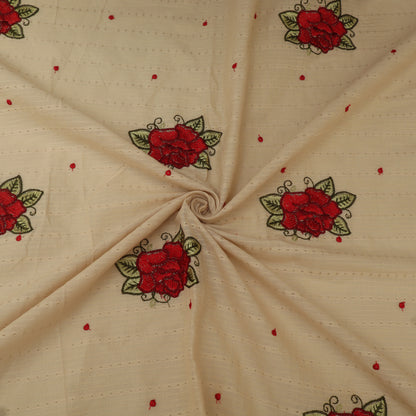 Cotton Linen Embroidery Fabric