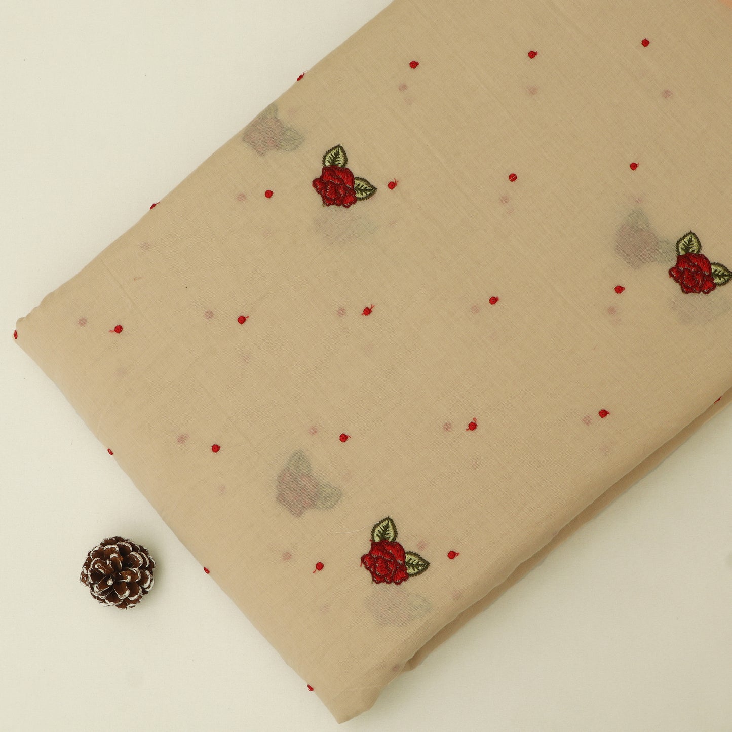 Cotton Linen Embroidery Fabric