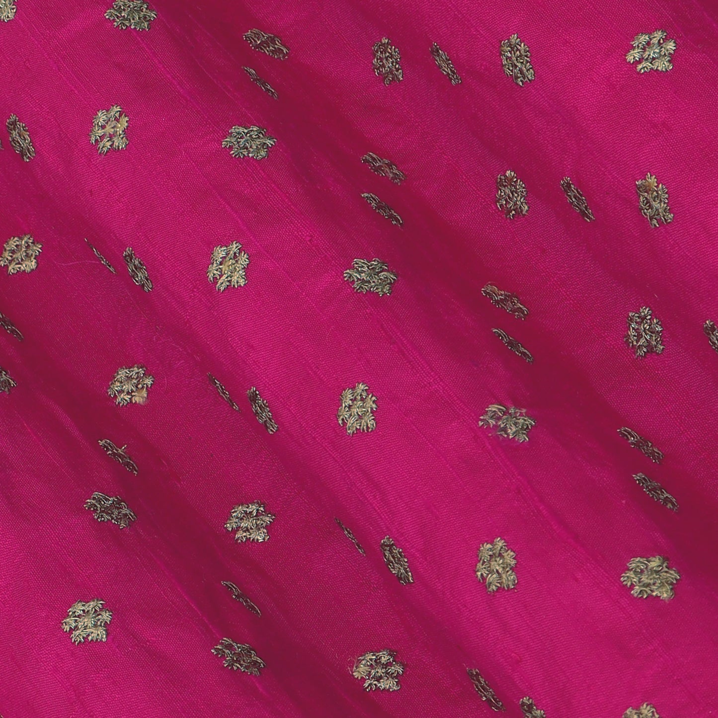 Raw Silk Booti Fabric