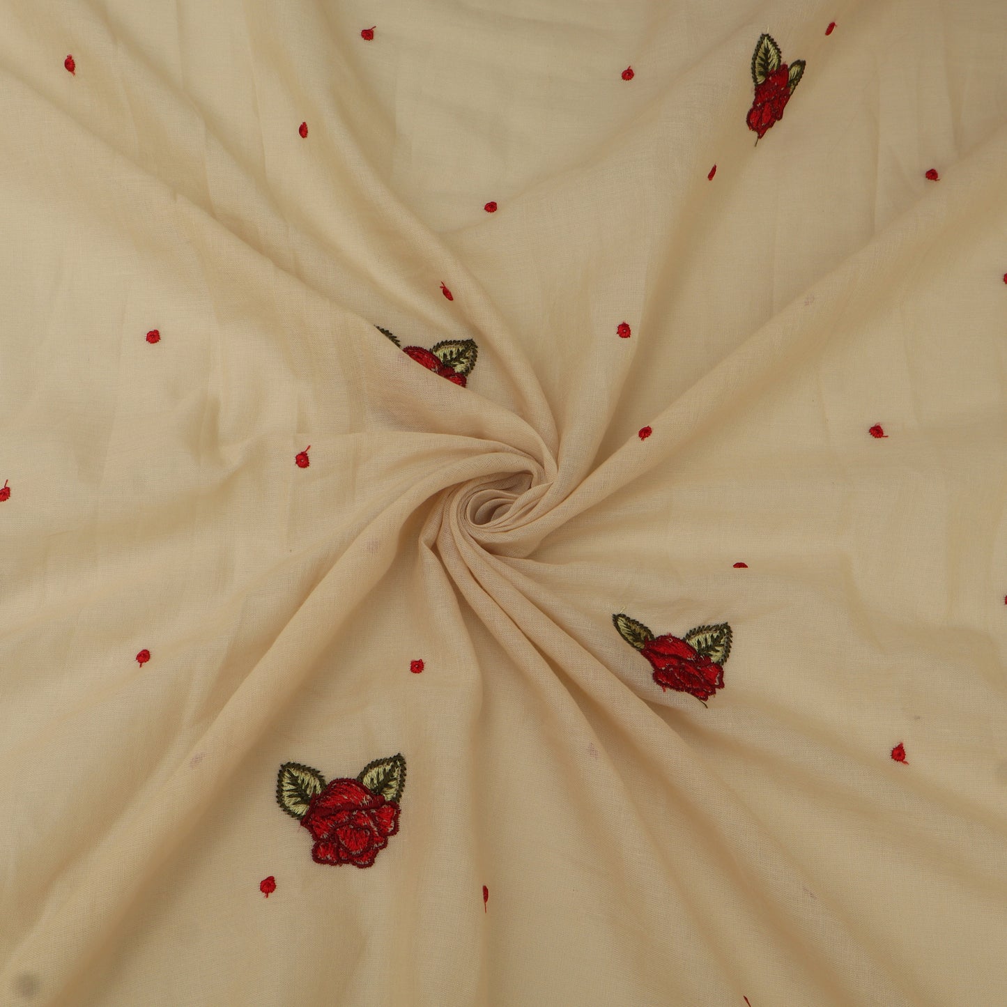 Cotton Linen Embroidery Fabric