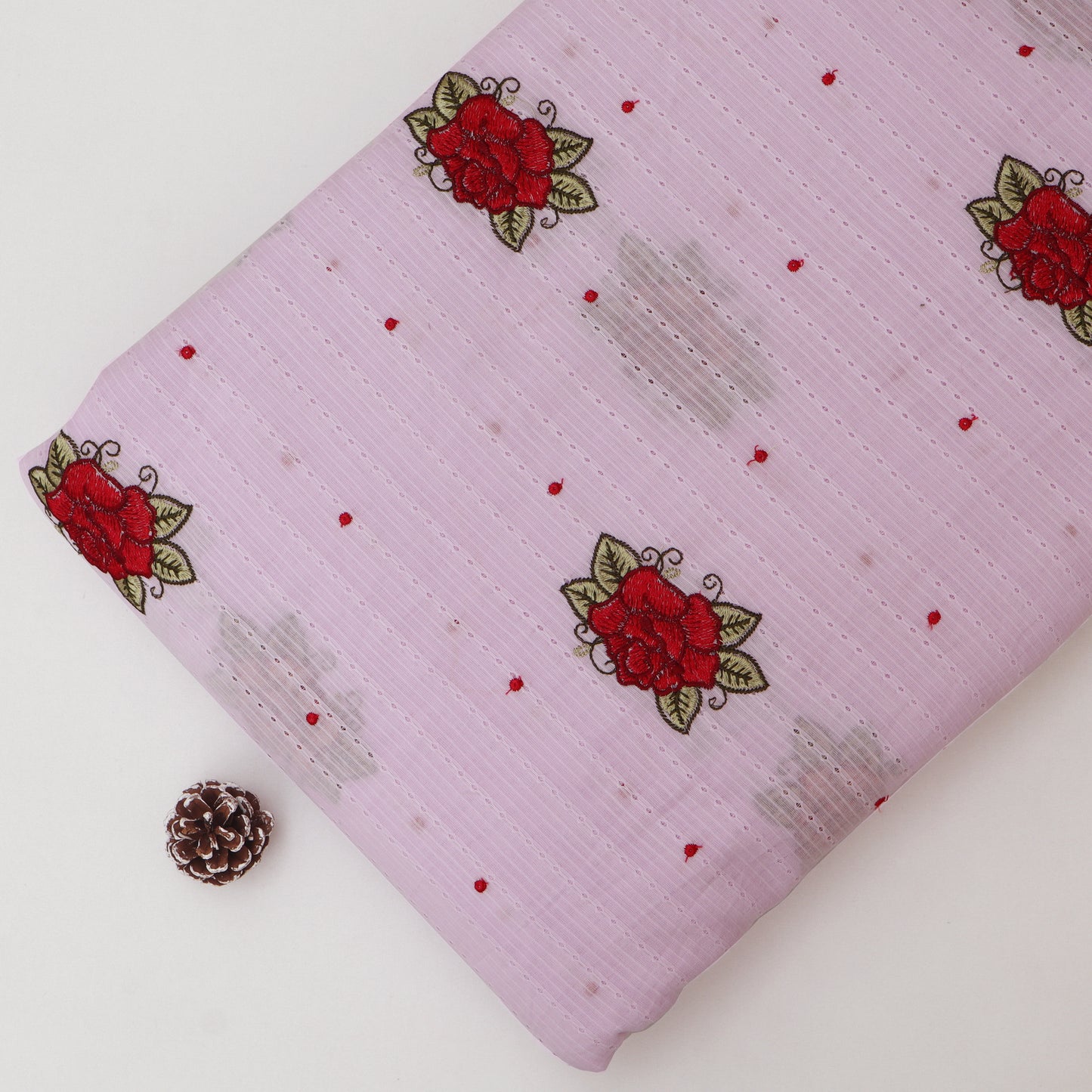 Cotton Linen Embroidery Fabric