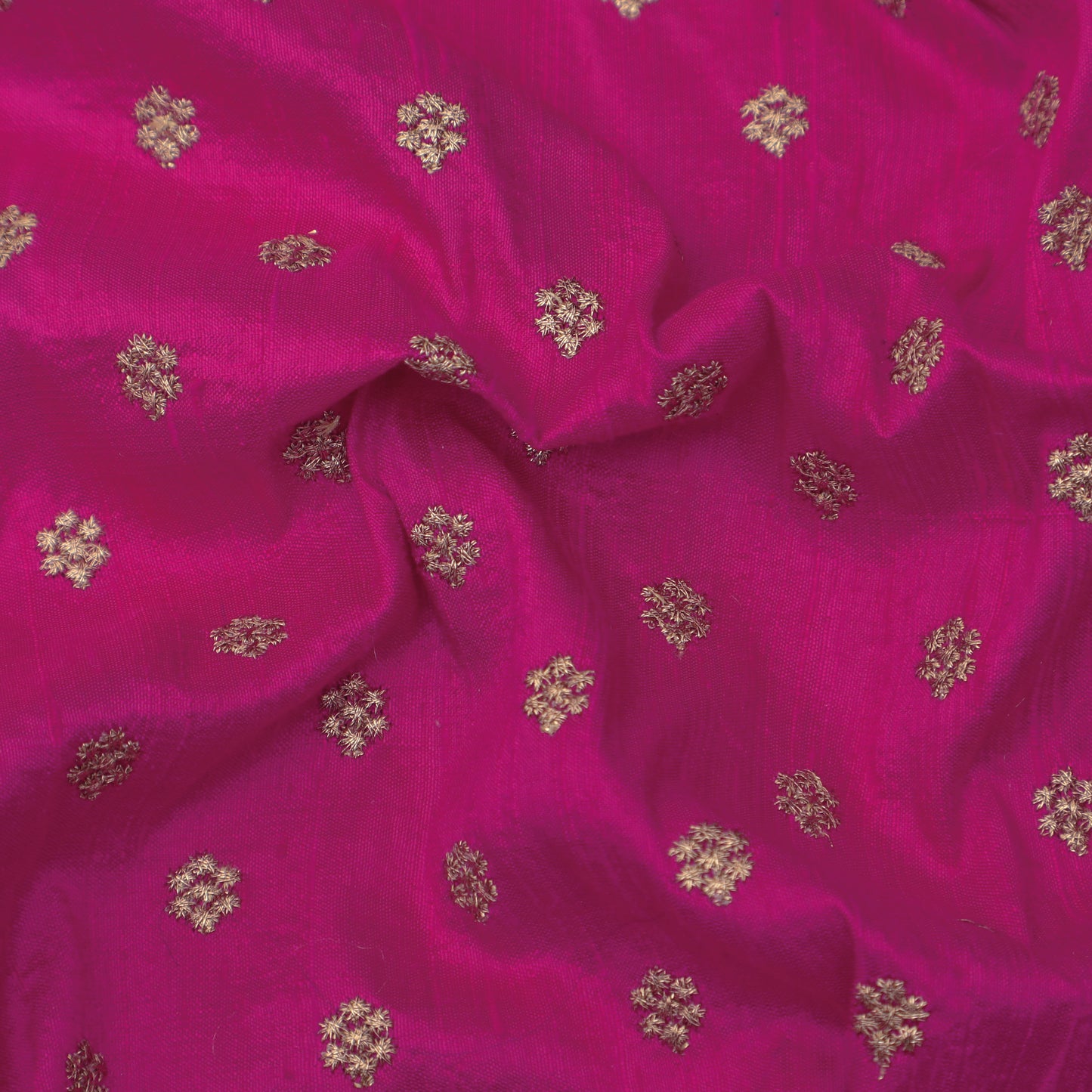 Raw Silk Booti Fabric