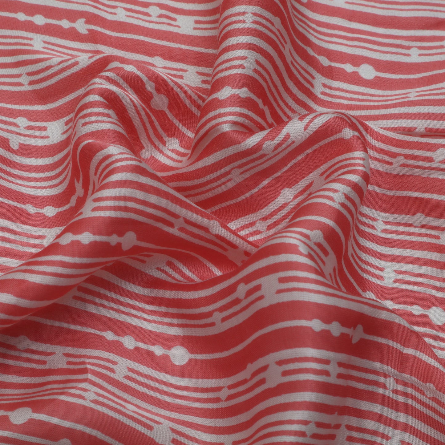 Multi Color Modal Satin Print Fabric