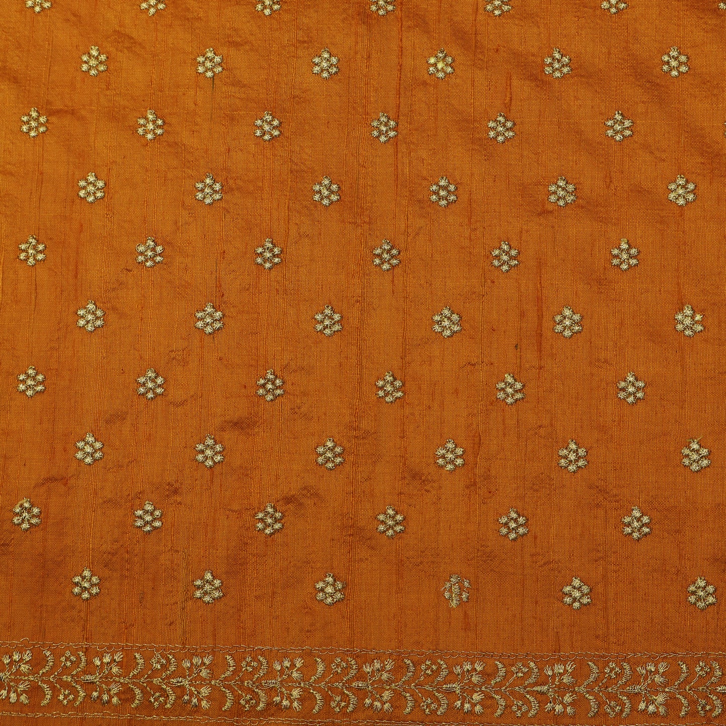 Raw Silk Booti Fabric