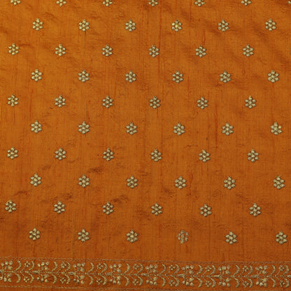 Raw Silk Booti Fabric