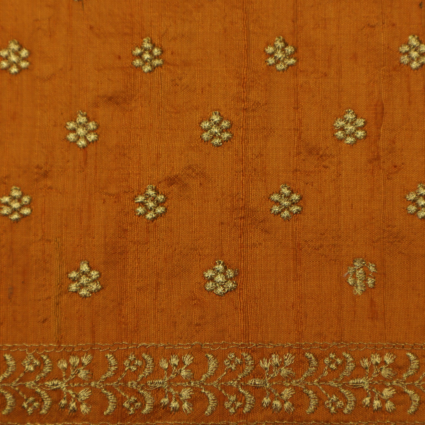 Raw Silk Booti Fabric