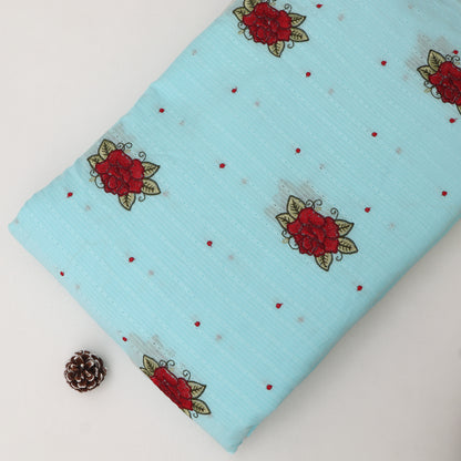 Cotton Linen Embroidery Fabric