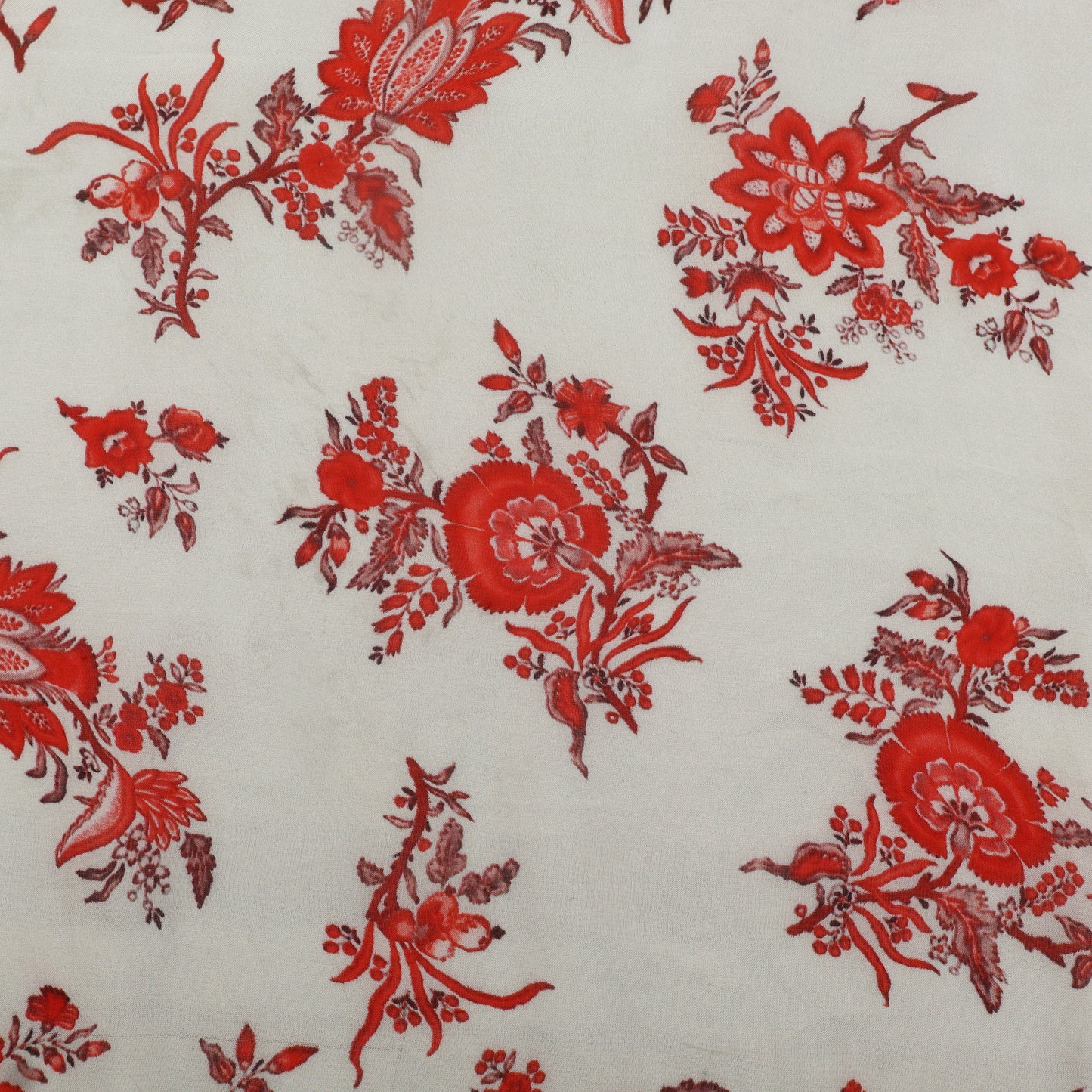 Multicolor Satin Organza Print Fabric