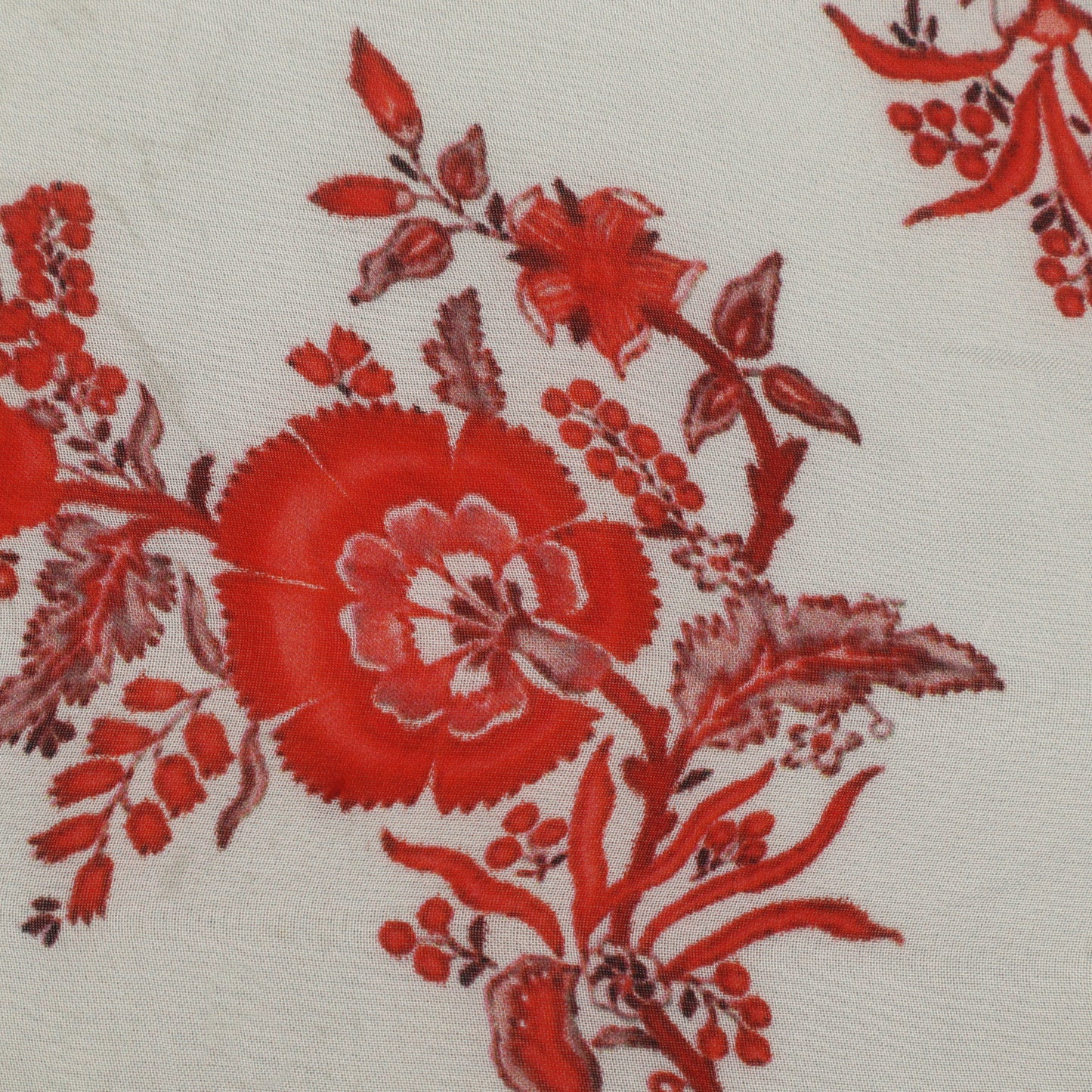 Multicolor Satin Organza Print Fabric