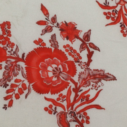 Multicolor Satin Organza Print Fabric