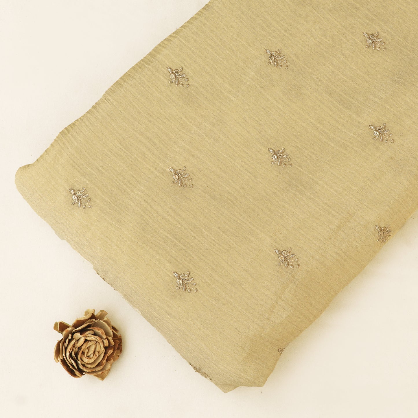 Crush Tissue Booti Fabric