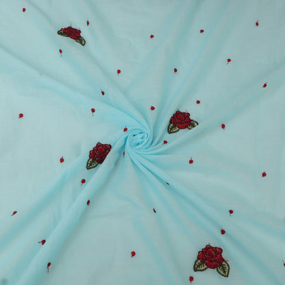 Cotton Linen Embroidery Fabric