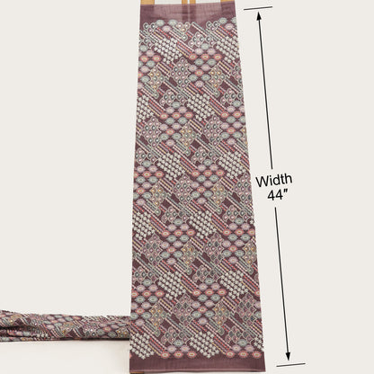 Raw Silk Embroidery Fabric