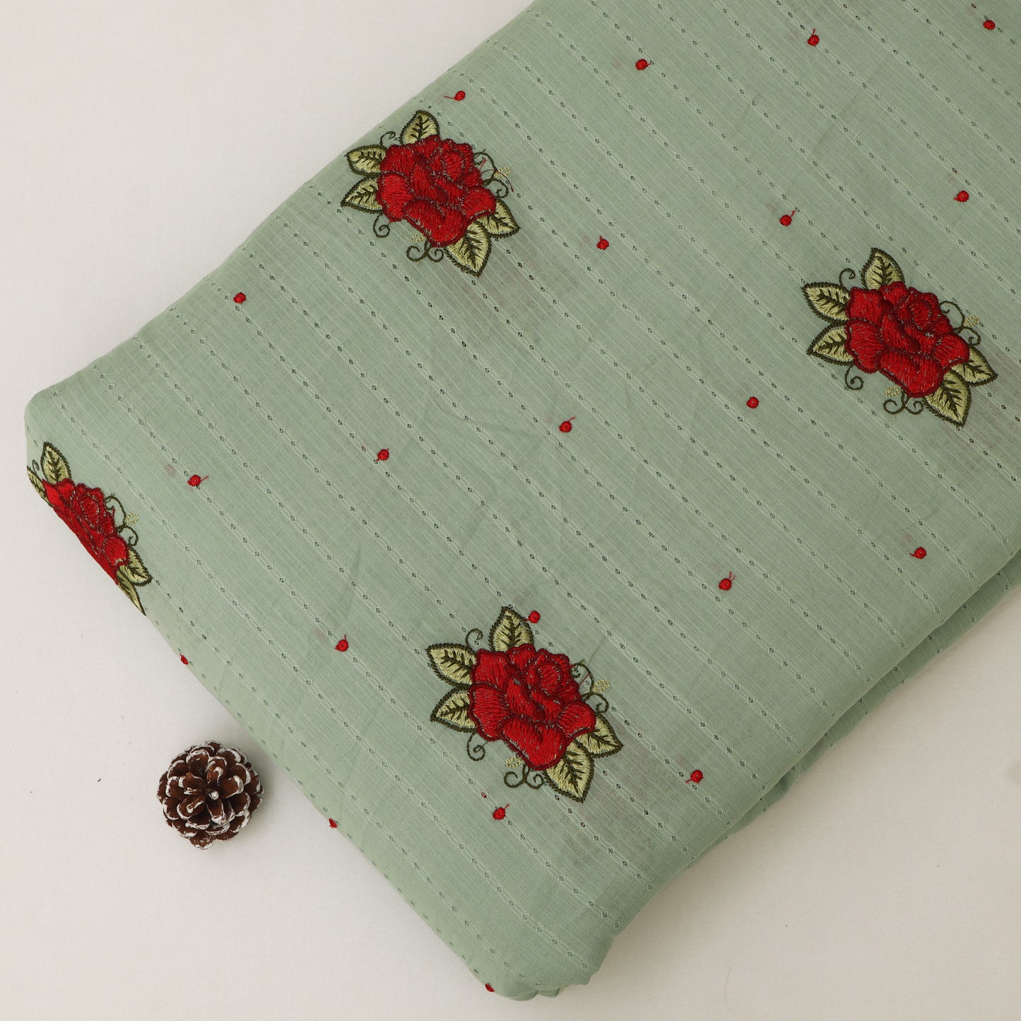 Cotton Linen Embroidery Fabric