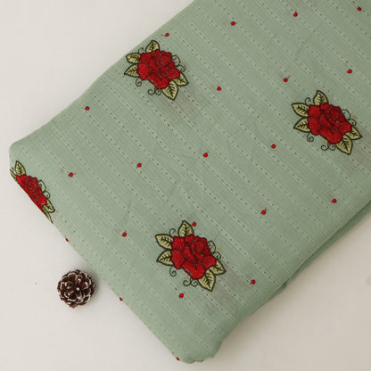 Cotton Linen Embroidery Fabric