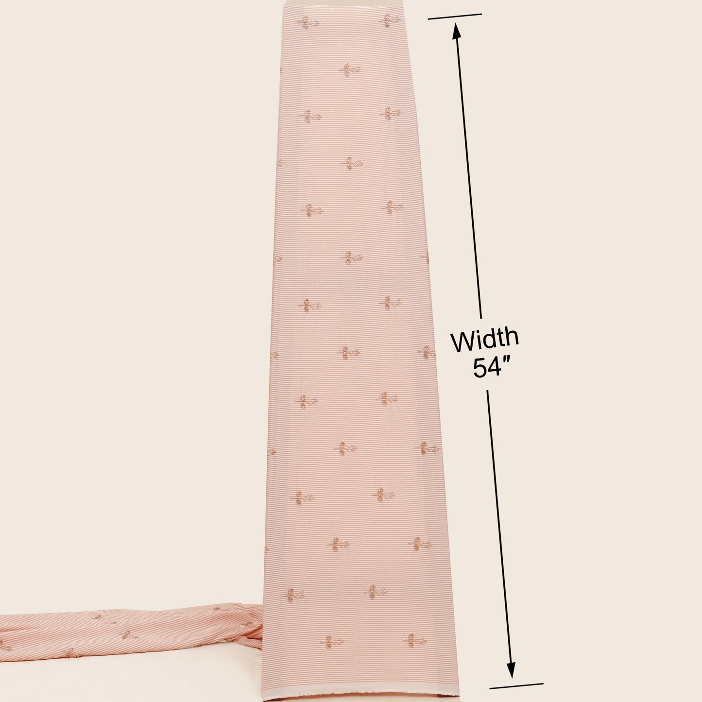 Linen Strip Embroidery Fabric