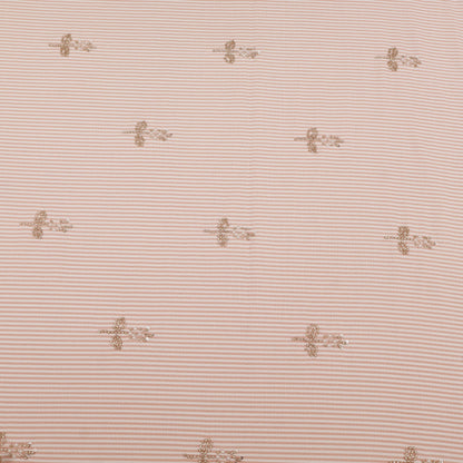 Linen Strip Embroidery Fabric