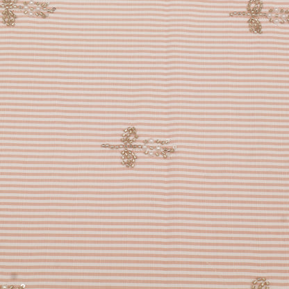 Linen Strip Embroidery Fabric