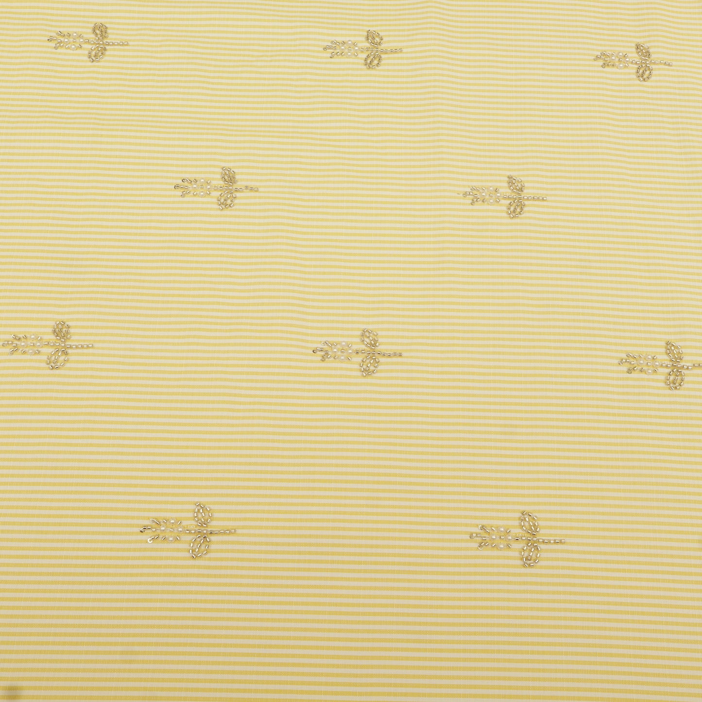 Linen Strip Embroidery Fabric