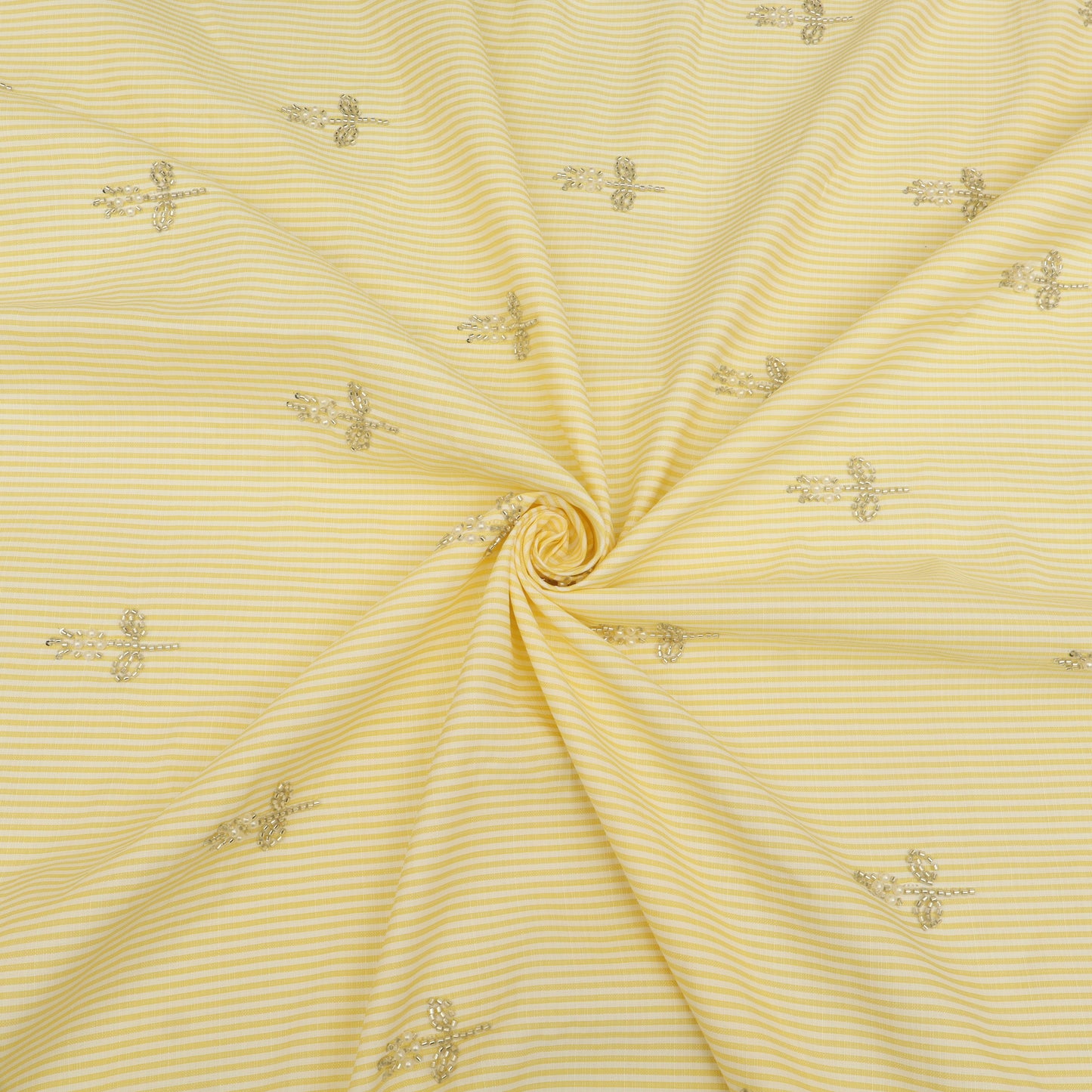 Linen Strip Embroidery Fabric