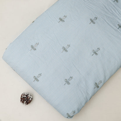 Linen Strip Embroidery Fabric