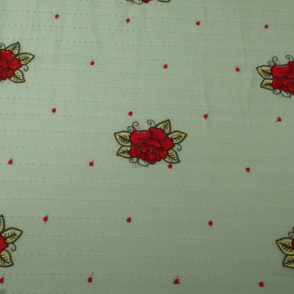 Cotton Linen Embroidery Fabric
