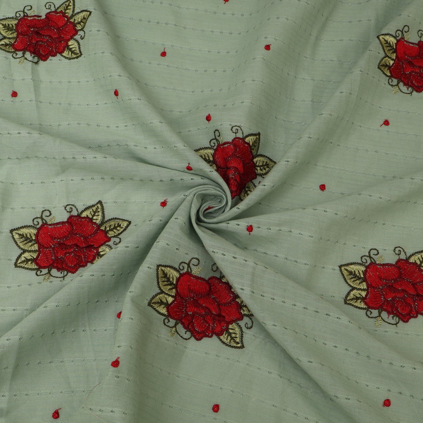 Cotton Linen Embroidery Fabric