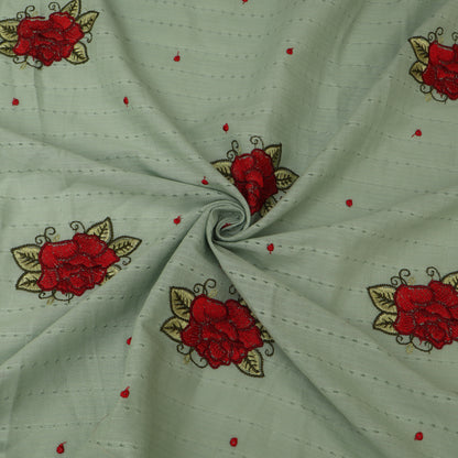 Cotton Linen Embroidery Fabric