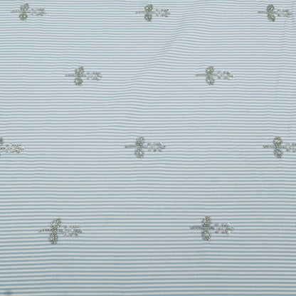 Linen Strip Embroidery Fabric