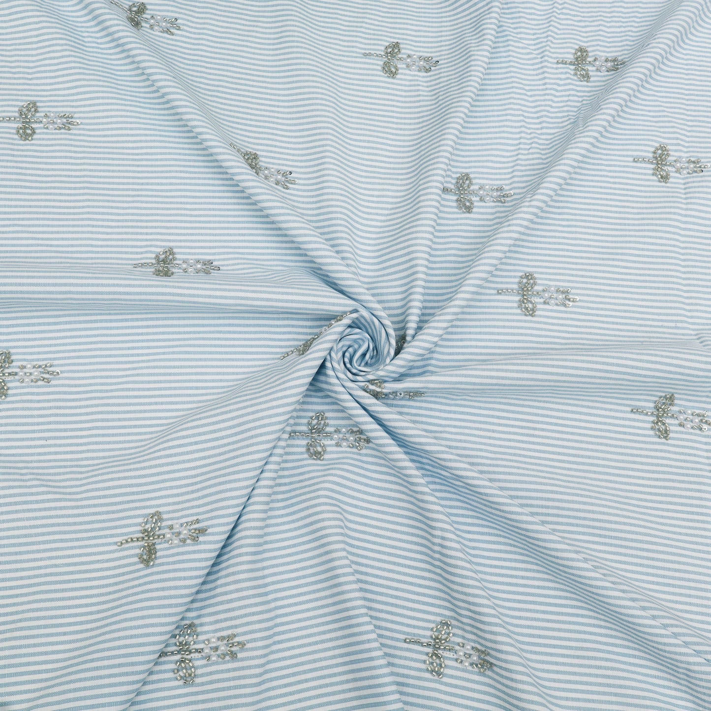 Linen Strip Embroidery Fabric